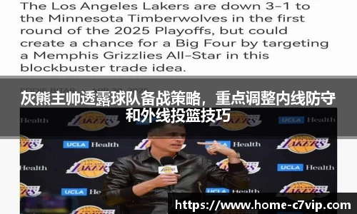 灰熊主帅透露球队备战策略，重点调整内线防守和外线投篮技巧